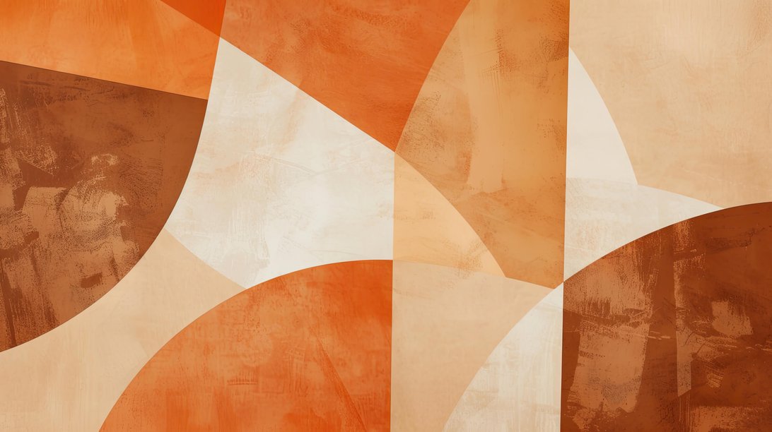 Large-scale view of geometric mural wallpaper showing detailed curved pattern