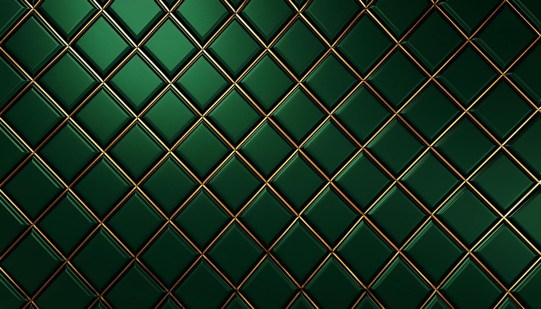 Full room view of Art Deco diamond pattern mural wallpaper installation